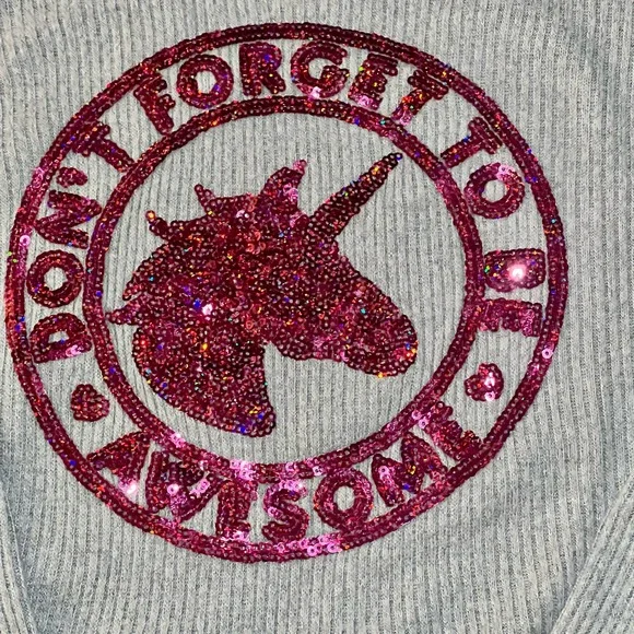 JUSTICE/BTWEEN*Girls 10*UNICORN LOT*4 Piece*2 Shirts/Pants*FREE SHIPPING - Picture 8 of 15